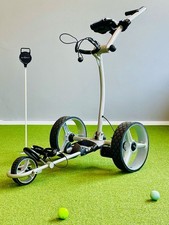 Elektro Golf Trolley CADDYONE 610 mit Lithium-Akku und Zubeh&ouml;r, Silber