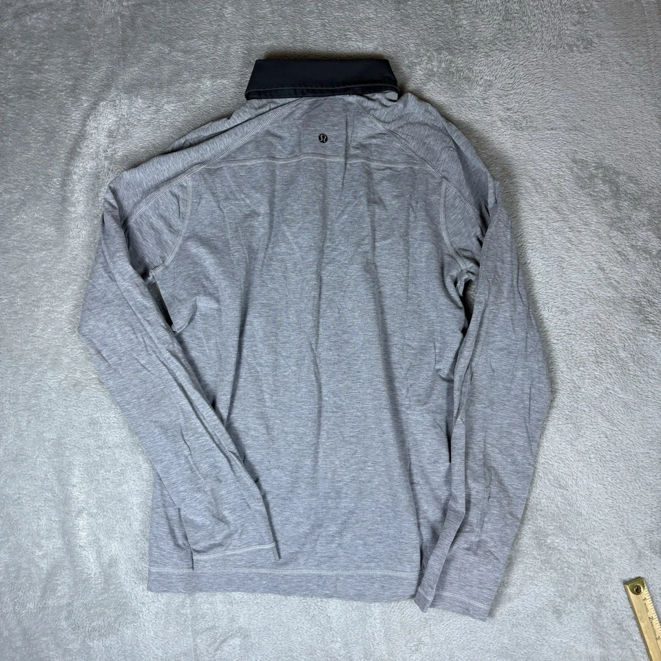 Рубашка поло Lululemon Evolution мужская маленькая серая с длинным рукавом спортивная - Изображение 2 из 4