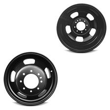 17x6 Road Ready Rrw-2191 Black Pre-19 Dodge Dually Wheels 8x6.5 Pair