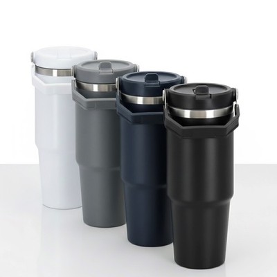 Thermobecher Edelstahl 0,9l Isolierbecher Thermo Kaffeebecher Thermosflasche