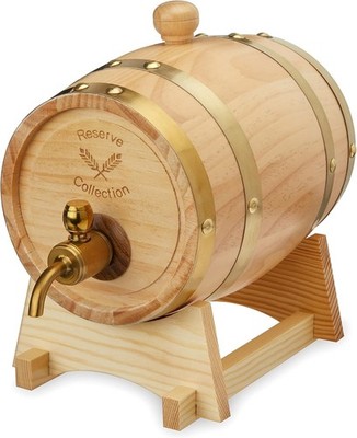 Foster & Rye Wooden Barrel for Whiskey, Whiskey Infusion Bourbon Barrel