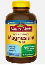 Nature Made High Potency Magnesium 400 mg - 150 Liquid Softgels