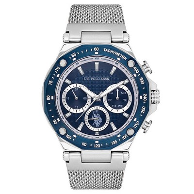 U.S. Polo Assn. USPA1076-12 Dial Blue Tone Men's Wristwatch