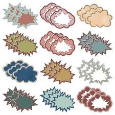 72 Pcs Boho Star Burst Signs Cutouts Bulletin Board Classroom Decorations Her...