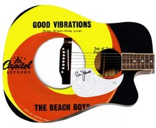 The Beach Boys Bruce Johnston Autographed Good Vibrations Record LP Graphics Aco