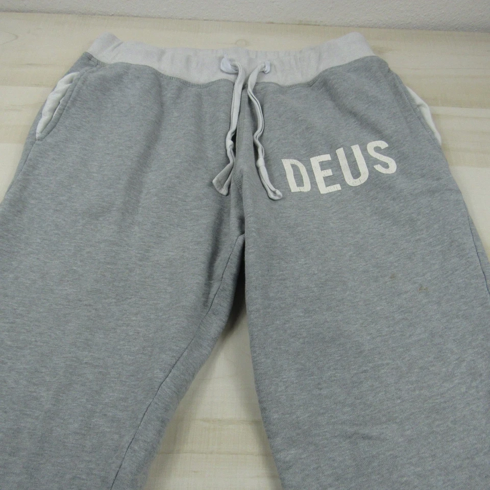 Pantalones de chándal Deus Ex Machina para hombre grandes grises de vellón para ciclismo al aire libre Foto 2 de 4