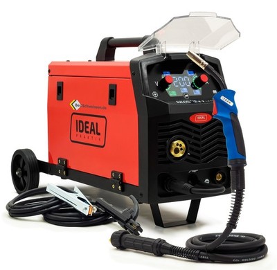 Ideal  PRAKTIK MIG 211 SYNERGIC LED Inverter Schweißgerät 200A 4in1 FLUX MMA WIG