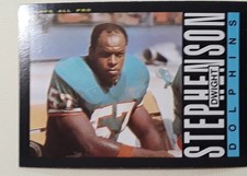 1985 Topps Dwight Stephenson #318 football card Miami Dolphins