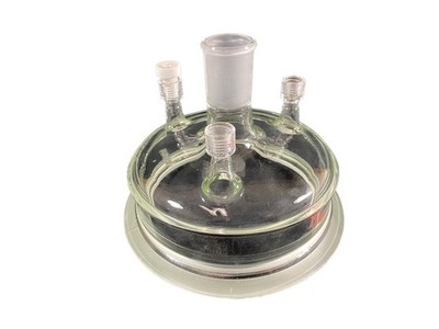 DURAN WYSE GLASS 4-Neck 29/42 #7 Thread Reaction Kettle Vessel Cover Lid #2