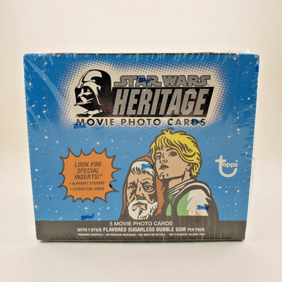 2004 Topps Star Wars Heritage Movie Photo Cards Box Sealed