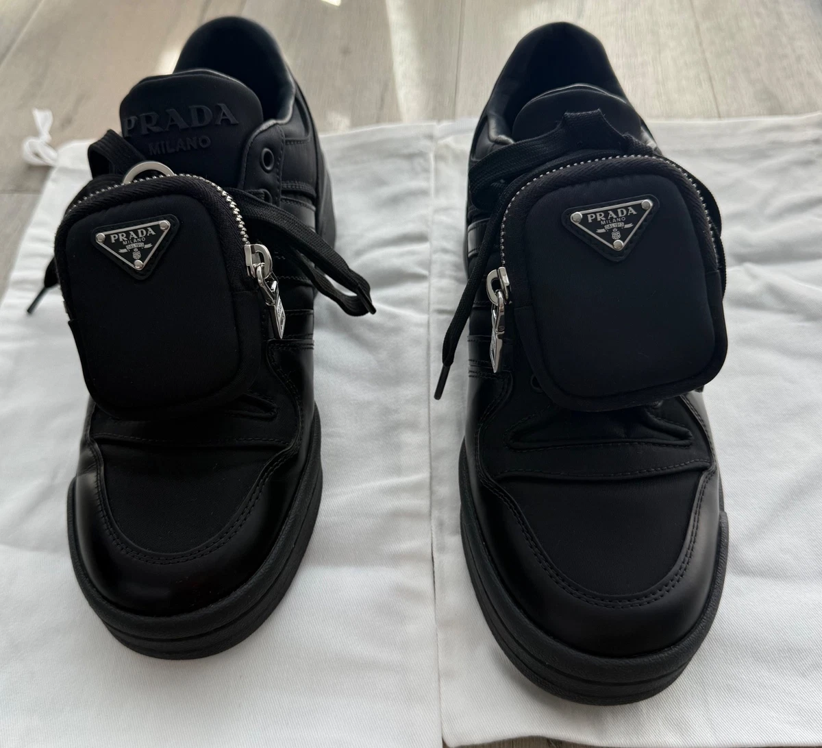 adidas Prada x Forum Low Core Black for Sale - Authenticity