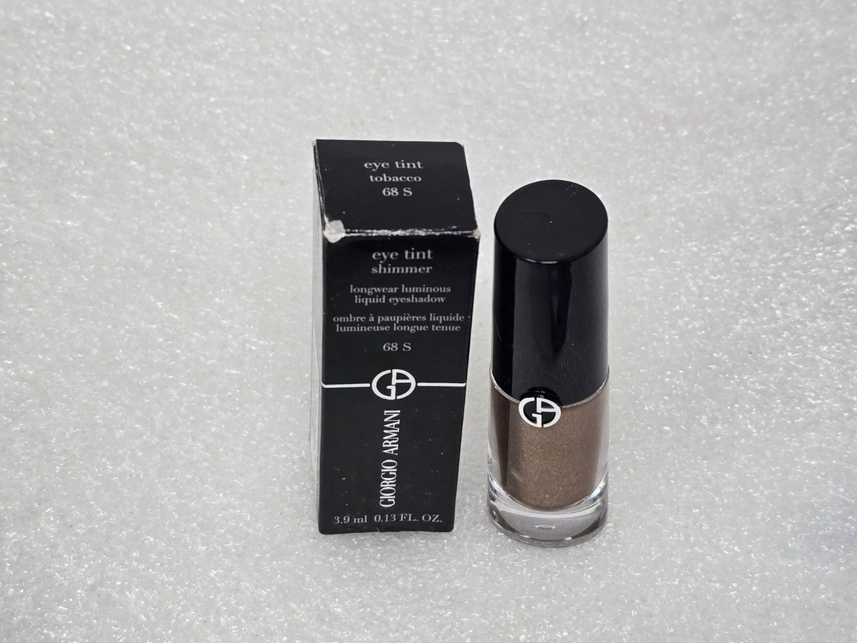 Giorgio Armani Eye Tint Shimmer Liquid Eyeshadow Tobacco 68S Longwear  Luminous