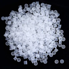 Tattoo Ink Caps Small,500pcs Plastic Disposable Microblading Makeup Tattoo Ink C