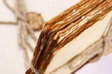 Handmade Vintage Deckle Edge Blank Paper - 5.8x8.3 (A5) - A5 Package of 50 fo...