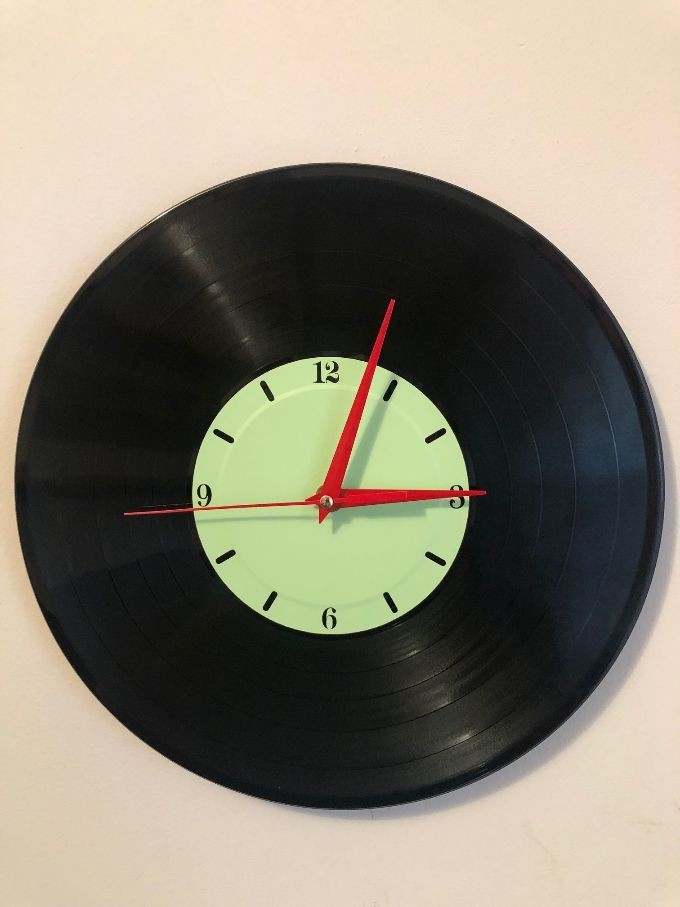 Vinyl Clock Vinyl LP Record Wall Clock Home Art Decor Hand Made