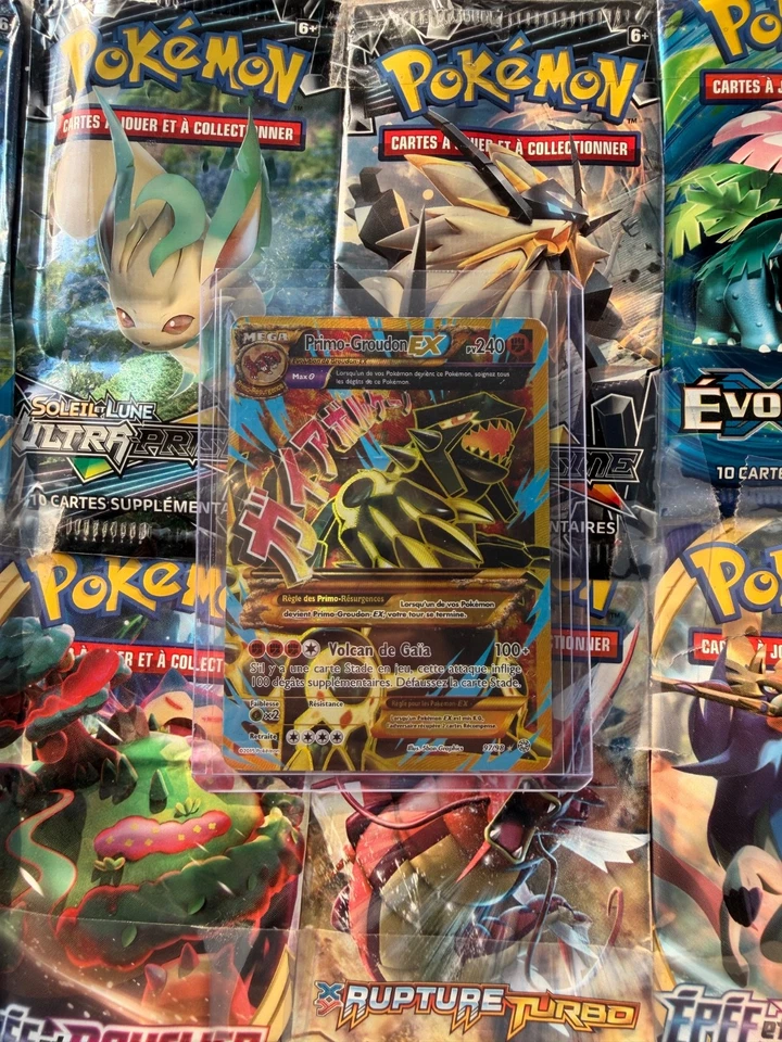 Carte Pokémon : Primo-Groudon EX 97/98 XY Origines Antiques Française - Photo 1/3