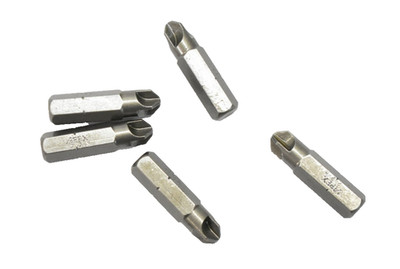 Lot of 5 Apex 212-8 1/4'' Torq-Set #8 Hex Insert Bits 1'' L  Fastener Genuine OEM