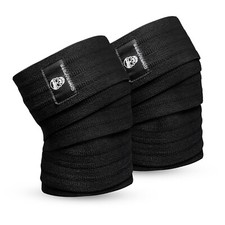Knee Wraps Pair with Strap for Squats, Weightlifting, Powerlifting