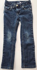 SONOMA Girls Skinny Jeans Kids Size 5, Distressed on Front, Design Back Pockets