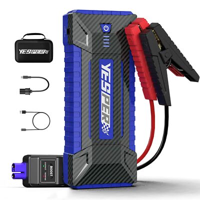Jump Starter 4120A Portable 12 Volt Car battery Heavy duty high booster YESPER