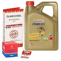 Honda CBR 1000 F (SC24) 89-00, Castrol 10W40 ÖL + Miw ÖLfilter, MotoröL Set