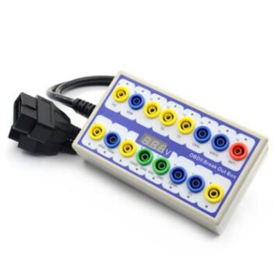 1 PCS  High Quality   OBDII Protocol Detector & Break Out Box  16 pin Tester