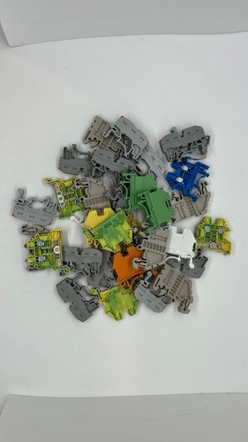 Qty 25 Mixed Lot PCT-211 Compact Wiring Connector DIN Rail Terminal Block