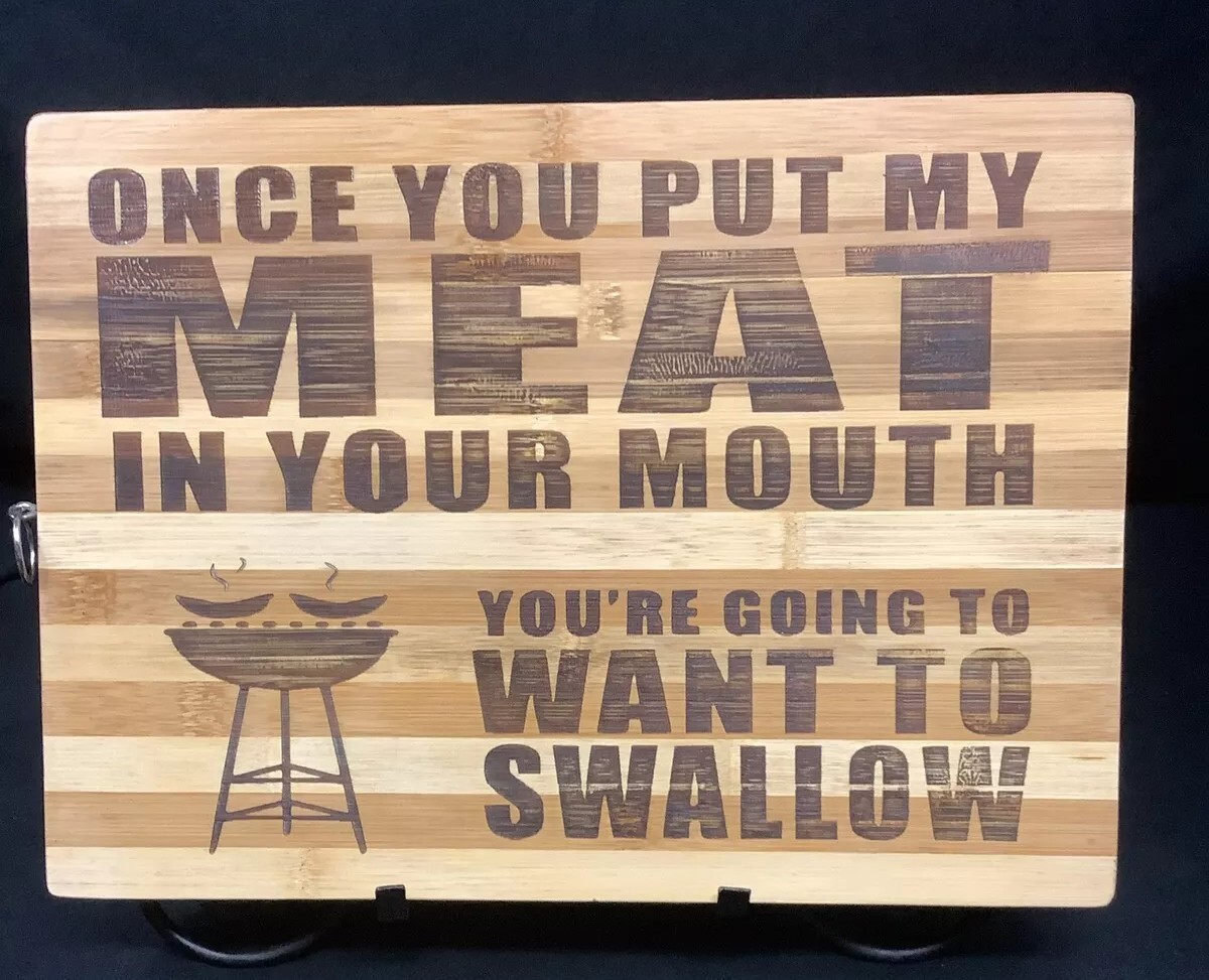 Cutting Board Custom Engraved Large Return Address Bamboo Cutting Board-image