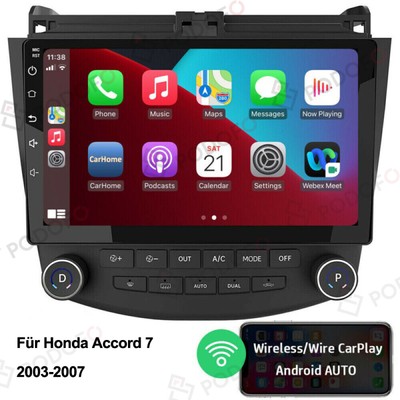 Für Honda Accord 7 VII 2003-2007 Autoradio Android 13.0 WIFI GPS Navi DSP 2+32G