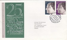 Queen Silver Wedding GB PO FDC Windsor 1972 (a) CLEARANCE (120929)  