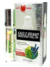 Eagle Brand Medicated Oil Pain Relief Aromatic Roll-On 0.27fl.oz~07/2030