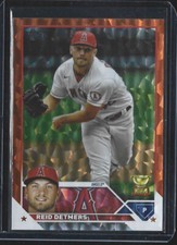 2023 Topps Series 2 REID DETERS #654 Orange Foil /299 Los Angeles Angels SP