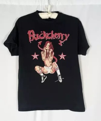 Buckcherry Tshirt S Men's Black 2023 Tour Rock Band Tattoo Girl Crazy Rocker