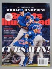 2016 WORLD SERIES CHAMPIONS COMMEMORATIVE SPORTS ILLUSTRATED CHICAGO CUBS #1