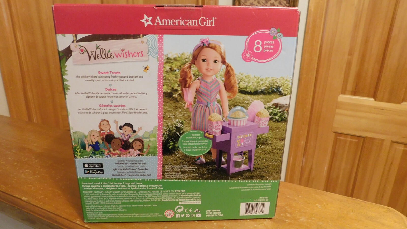 wellie wishers popcorn and cotton candy cart