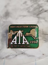 VINTAGE NORTHEASTERN GRAND ATA AMATEUR TRAP SHOOTING PINBACK PIN 1996