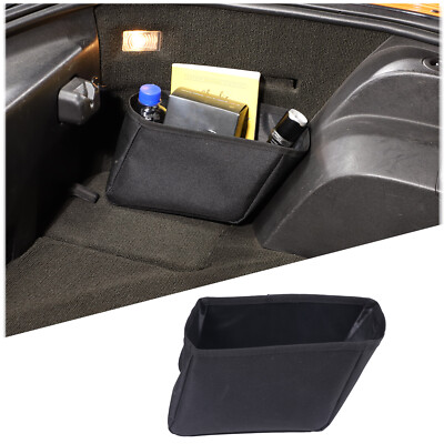 Trunk Organizer Cargo Suv Truck Storage Box Trim For Corvette C7 2014-2019 Black