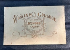 Antique 1901-02 WOMAN'S COLLEGE - OXFORD, MISSISSIPPI yearbook / annual booklet