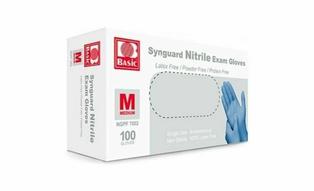 Basic Medium Latex-Free Powder-Free Medical Nitrile Exam Gloves