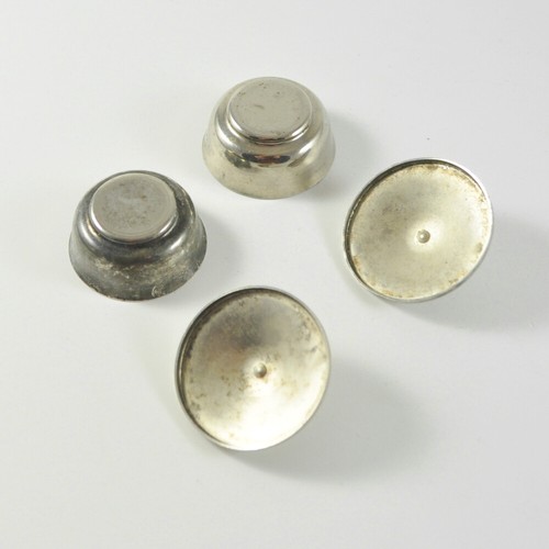 2 Little Old Cans - Glas Bowls - Pill Box - Silver Plated - Tins - Vintage - Picture 4 of 4