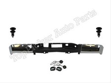 For 2007-2013 Chevy Silverado Rear Bumper Cap Chr Center Pad Retainer Whole 6pc