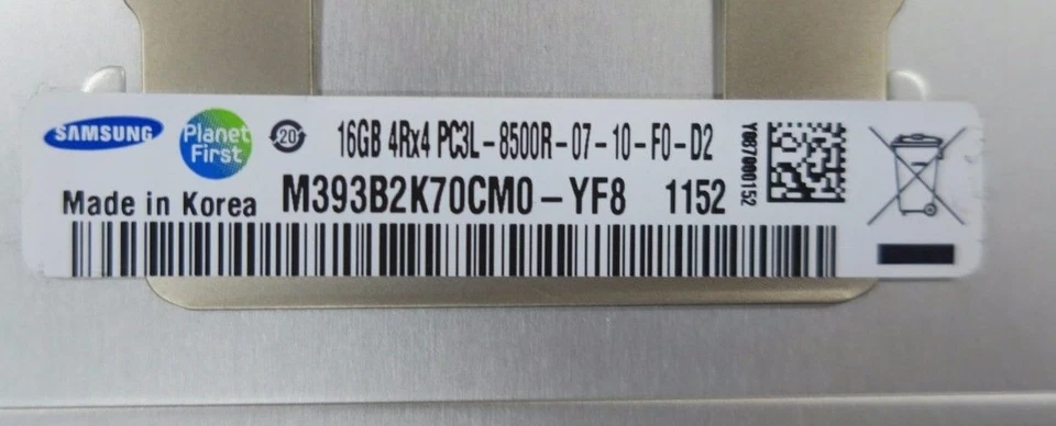 Sun Oracle Original 16GB DDR3 PC3L-8500R ECC Server Memory Module 371-5023-01 - Image 3 of 4