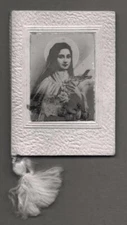 ST THERESE LISIEUX - STS. CALENDAR FOR 1928 Old MINIATURE HOLY CARD BOOKLET