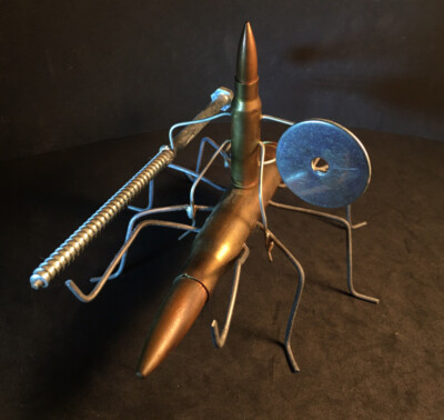 Trench Art .50 BMG Statue Sculpture