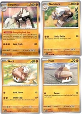 Garganacl 104/182 - Paradox Rift - Pokemon 4 Card Lot