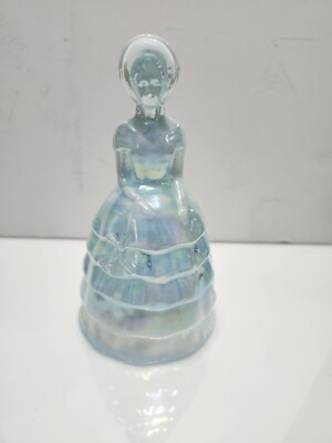 Vintage Summit Glass Melanie Doll BELL #2 AQUAMARINE MIST