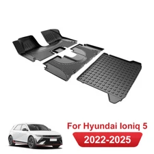 For 2022-2025 Hyundai Ioniq 5 All Weather Protection 3D Floor Mats and Trunk Mat