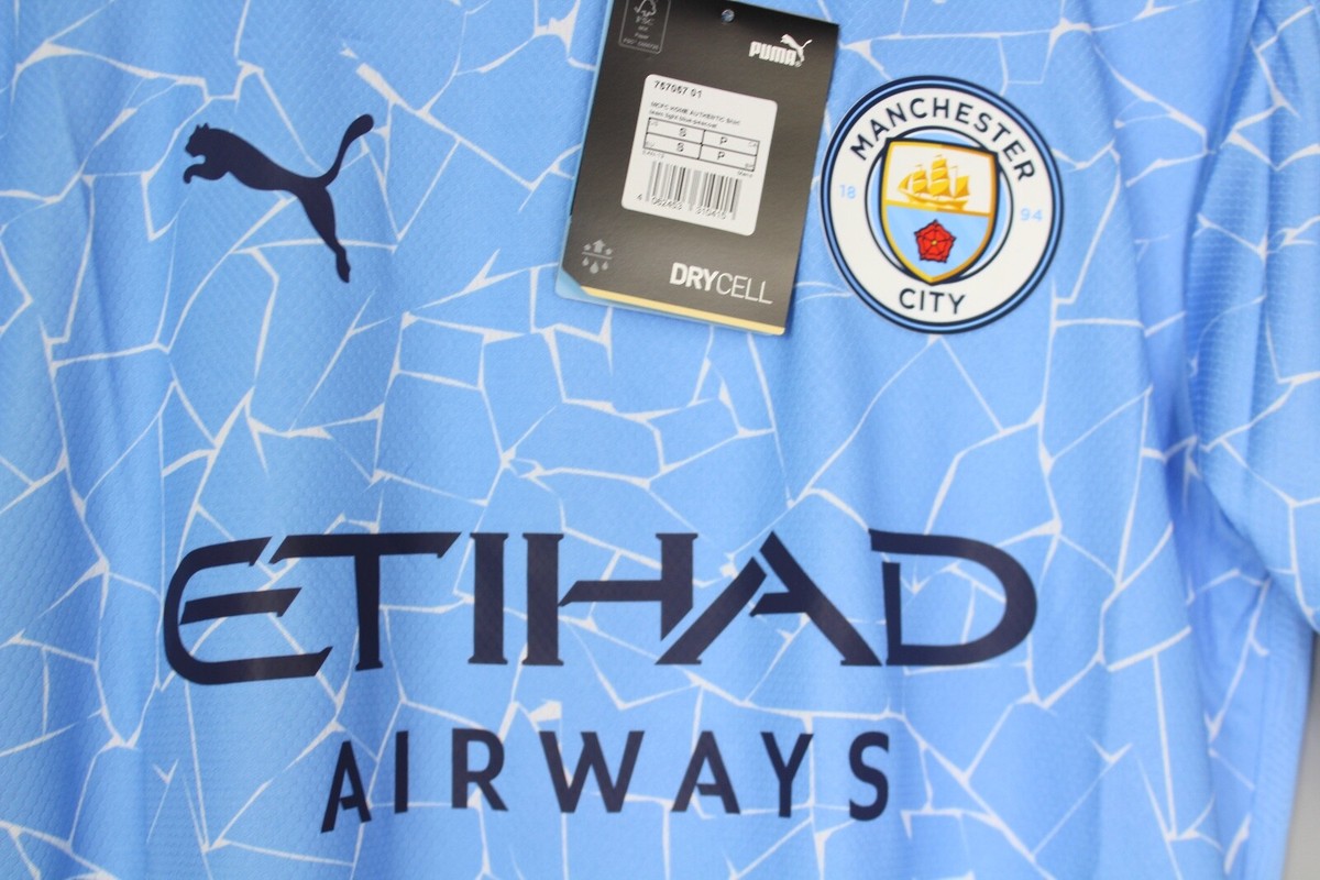 NWT MANCHESTER CITY 2020/2021 HOME SHIRT JERSEY #17 DE BRUYNE