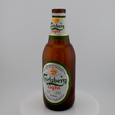 Carlsberg Light, Carling O'Keefe, Canada, Empty Glass Beer Bottle