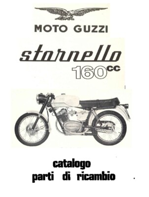 CD Manuale Catalogo Codici Parti Ricambio MOTO GUZZI STORNELLO 160